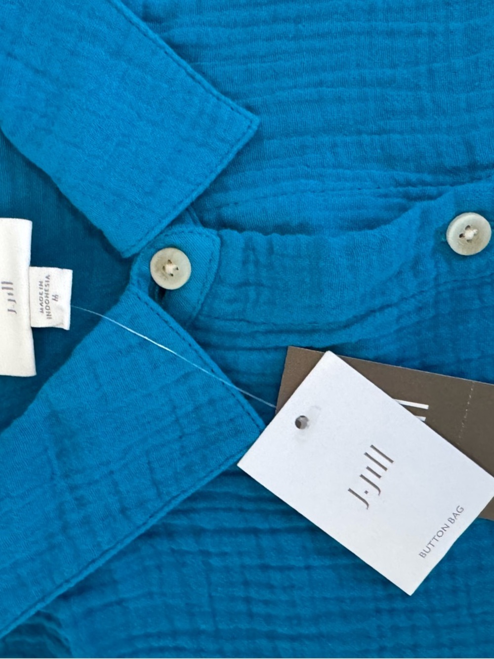 JJill | NWT Gauzey Button Down Top - Picture 2 of 2